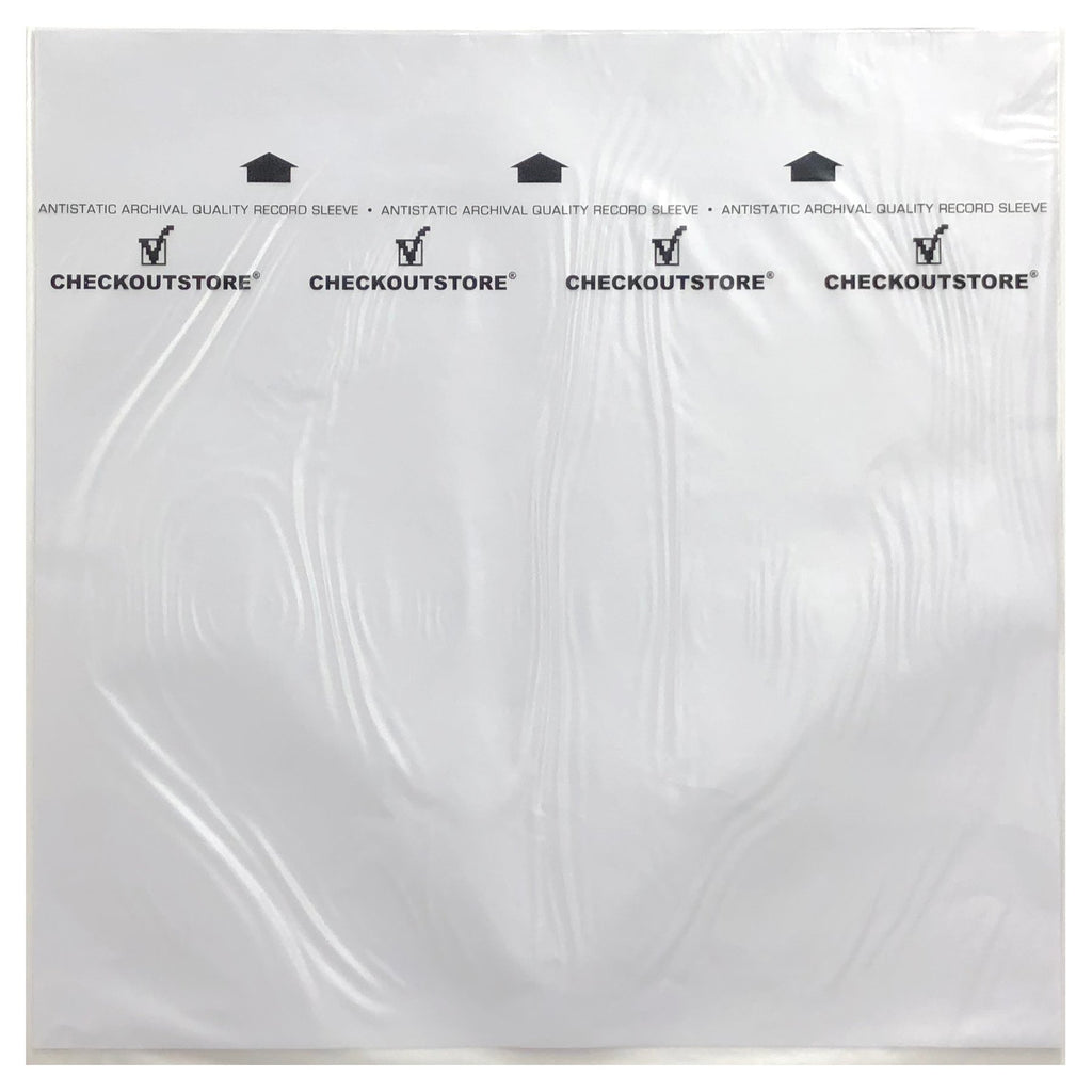 CheckOutStore 3 Ply Rice Paper Archival Quality Anti Static Record for 12" LP Vinyl 33 RPM (Inner Sleeves)