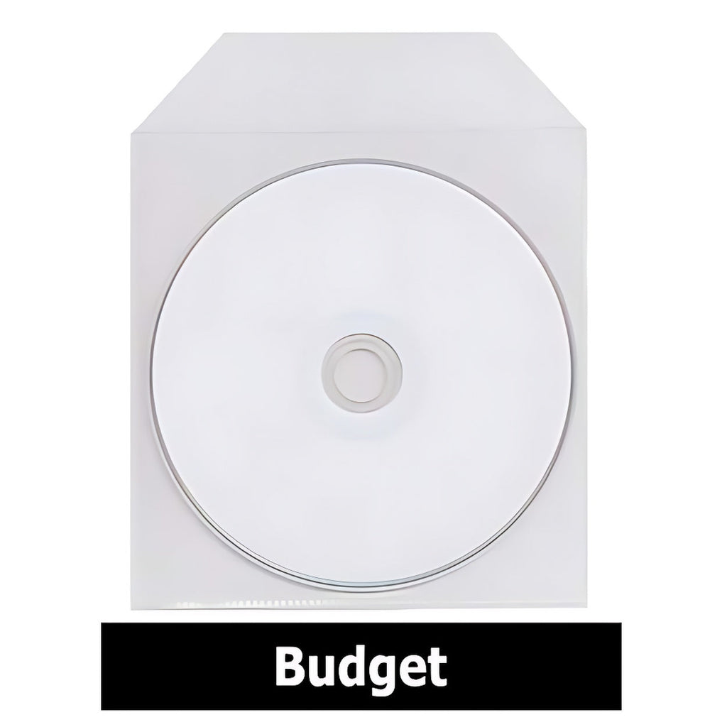 Mediaxpo Plastic Sleeves CPP Clear Plastic Sleeve with Flap Budget